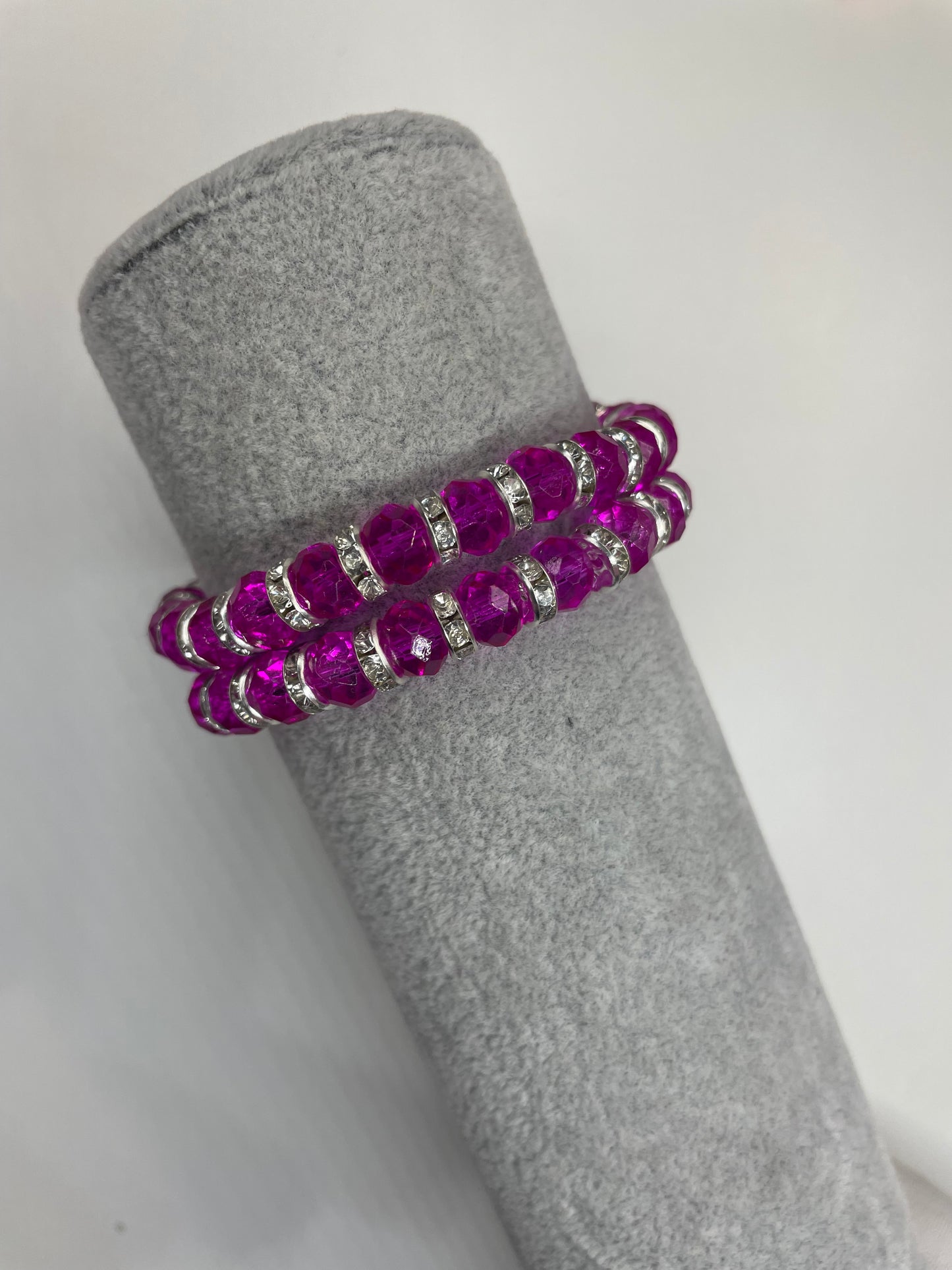 Pink rhinestones (1 piece)