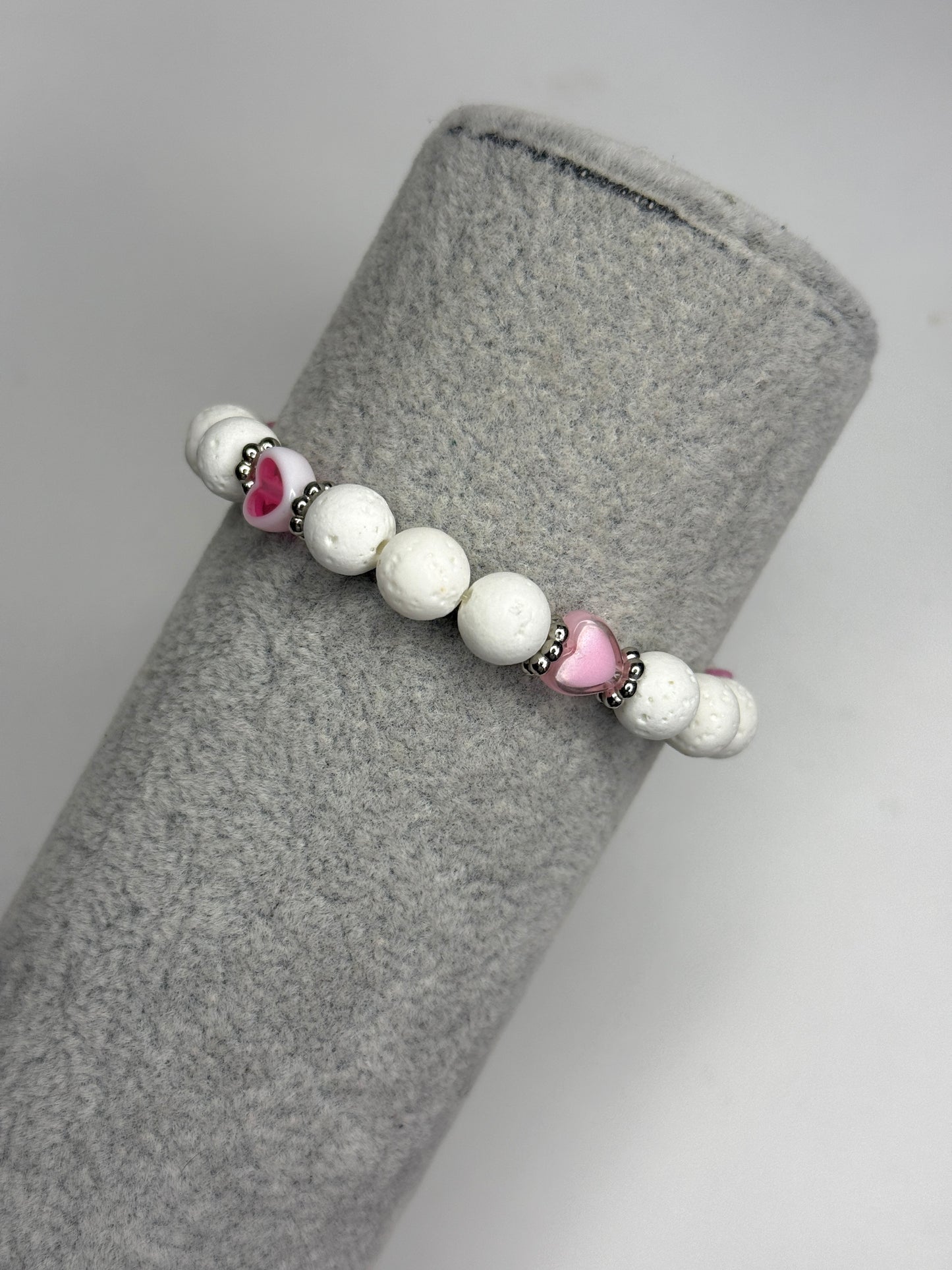 Mixed pink hearts (1 piece)