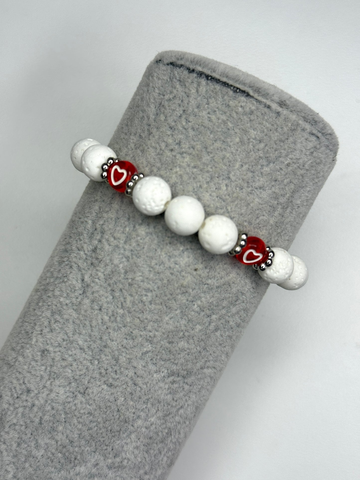 Red + white hearts (1 piece)
