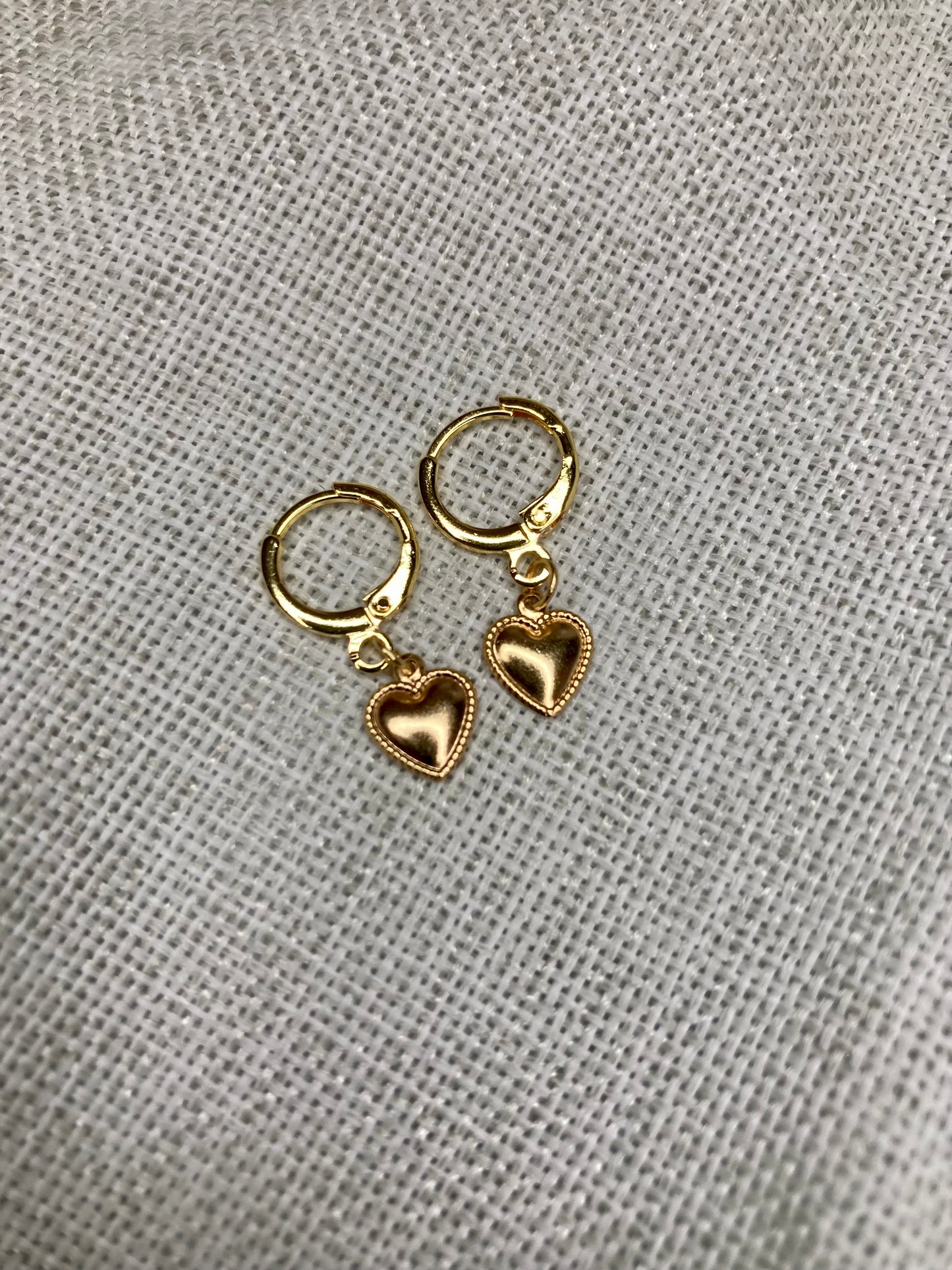 “Sweetheart ” mini hoop earrings