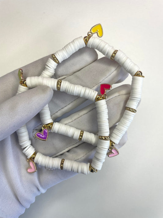 Colorful hearts (1 piece)