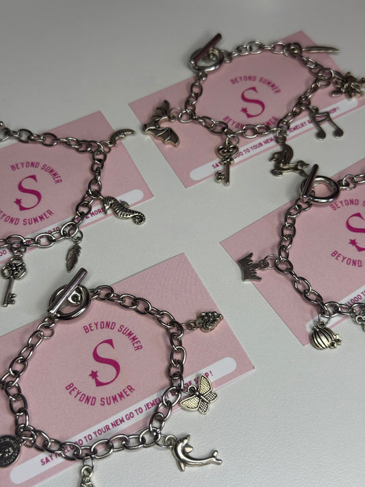 Basic silver charmie bracelet (1 piece)