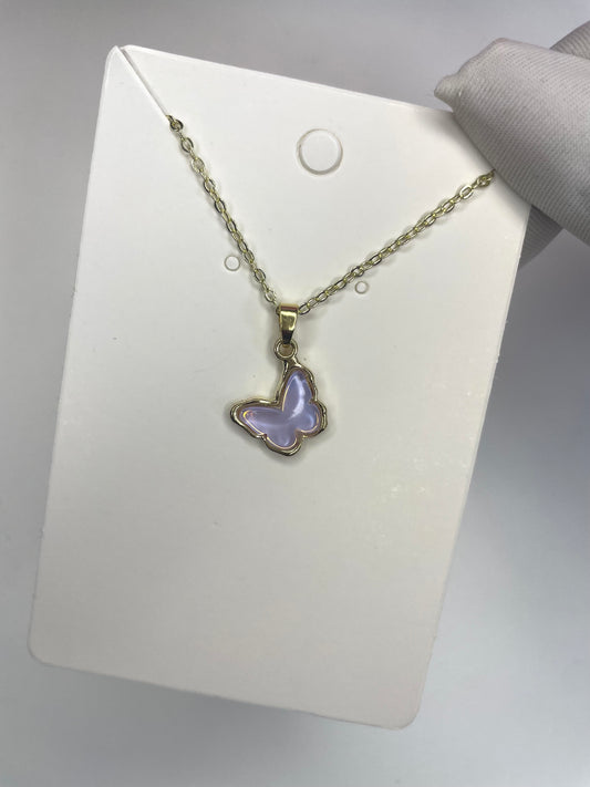 Gold waterdrop butterfly (1 piece)