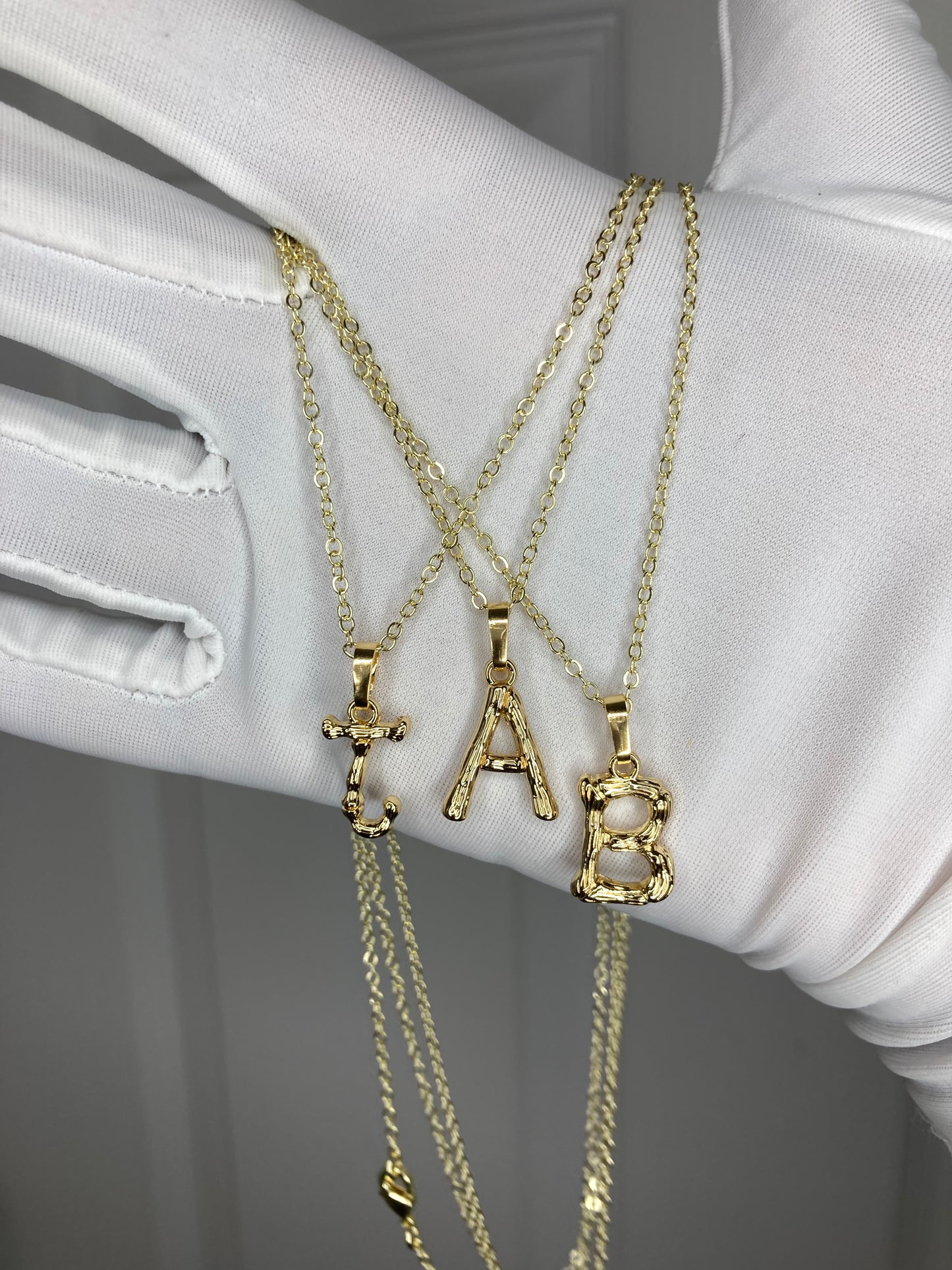 Gold Inital necklaces